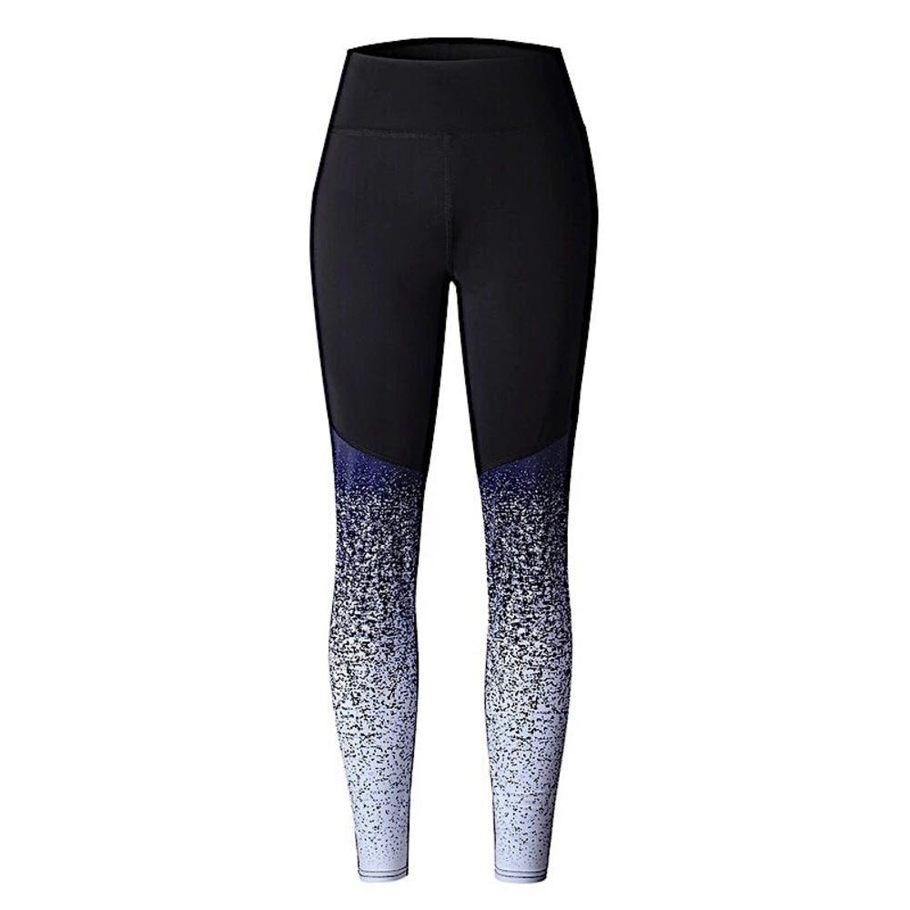 High Waist Gradient Slim Fit Fitness Leggings - Picture 4 of 5
